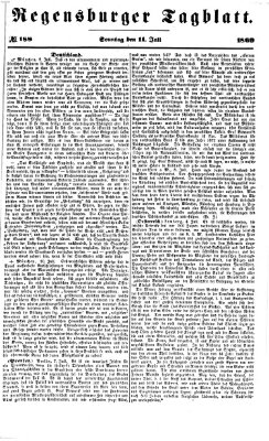 Regensburger Tagblatt Sonntag 11. Juli 1869