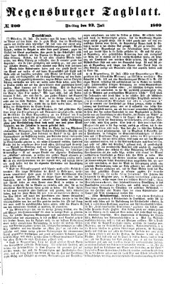 Regensburger Tagblatt Freitag 23. Juli 1869