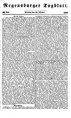 Regensburger Tagblatt Dienstag 19. Oktober 1869