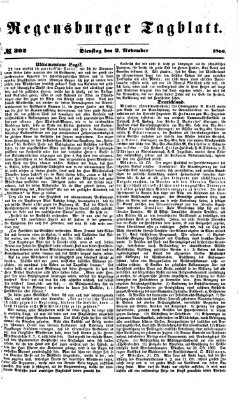 Regensburger Tagblatt Dienstag 2. November 1869