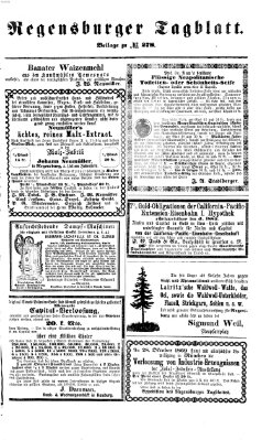 Regensburger Tagblatt Samstag 9. Oktober 1869