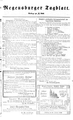 Regensburger Tagblatt Samstag 11. Dezember 1869