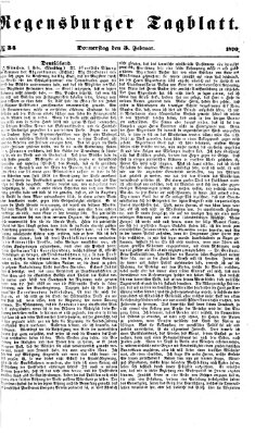 Regensburger Tagblatt Donnerstag 3. Februar 1870