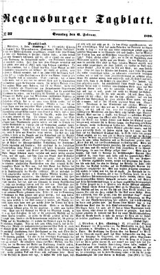 Regensburger Tagblatt Sonntag 6. Februar 1870