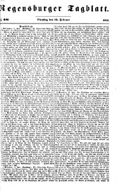 Regensburger Tagblatt Dienstag 15. Februar 1870