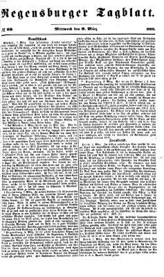 Regensburger Tagblatt Mittwoch 9. März 1870