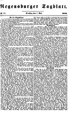 Regensburger Tagblatt Dienstag 3. Mai 1870