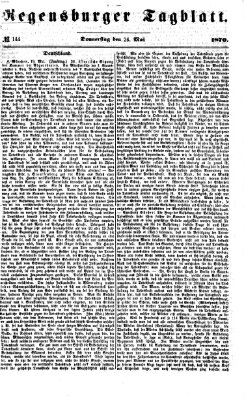 Regensburger Tagblatt Donnerstag 26. Mai 1870