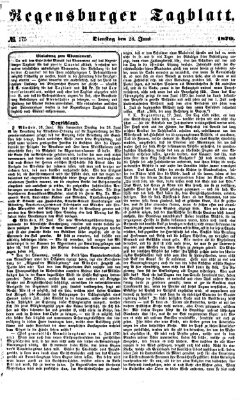 Regensburger Tagblatt Dienstag 28. Juni 1870