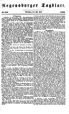 Regensburger Tagblatt Dienstag 19. Juli 1870