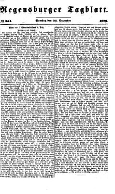 Regensburger Tagblatt Samstag 24. Dezember 1870