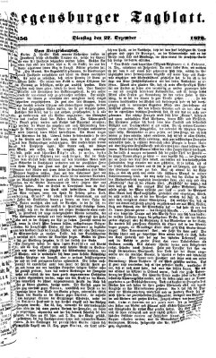 Regensburger Tagblatt Dienstag 27. Dezember 1870