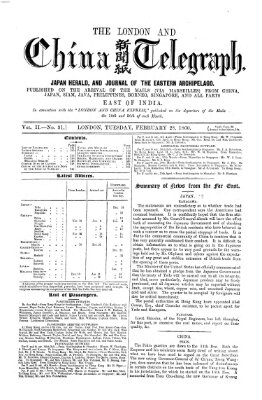 The London and China telegraph Dienstag 28. Februar 1860