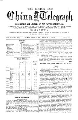 The London and China telegraph Samstag 17. März 1860