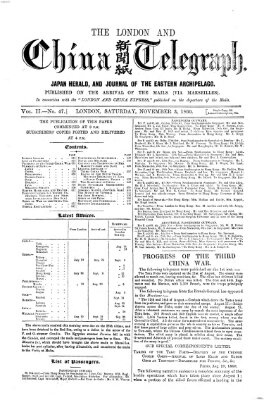 The London and China telegraph Samstag 3. November 1860