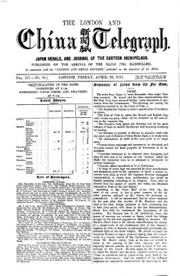 The London and China telegraph Freitag 26. April 1861