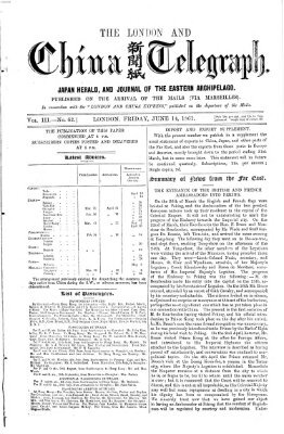 The London and China telegraph Freitag 14. Juni 1861