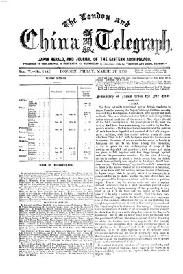 The London and China telegraph Freitag 27. März 1863