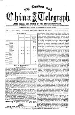 The London and China telegraph Montag 28. März 1864