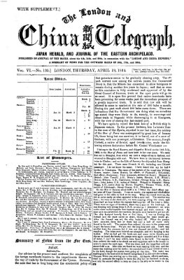 The London and China telegraph Donnerstag 28. April 1864