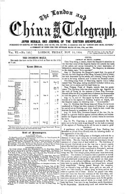 The London and China telegraph Freitag 18. November 1864