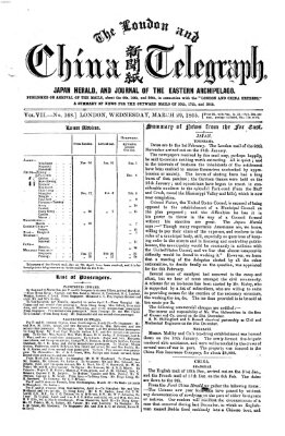 The London and China telegraph Mittwoch 29. März 1865