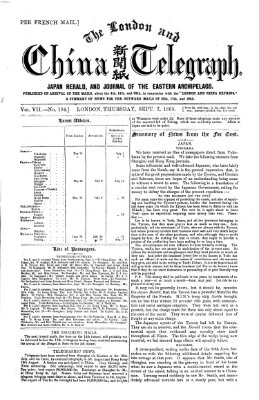 The London and China telegraph Donnerstag 7. September 1865