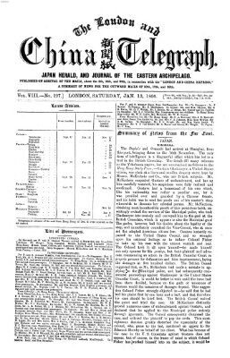 The London and China telegraph Samstag 13. Januar 1866