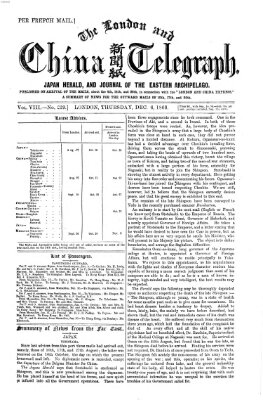 The London and China telegraph Donnerstag 6. Dezember 1866