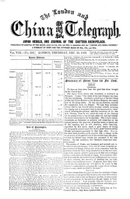 The London and China telegraph Donnerstag 13. Dezember 1866