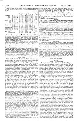 The London and China telegraph Donnerstag 28. Februar 1867