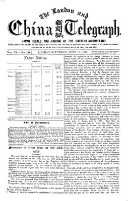 The London and China telegraph Samstag 15. Juni 1867