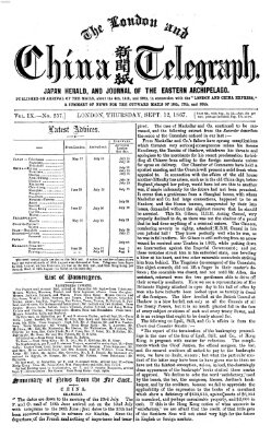 The London and China telegraph Donnerstag 12. September 1867