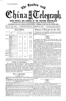 The London and China telegraph Freitag 13. März 1868