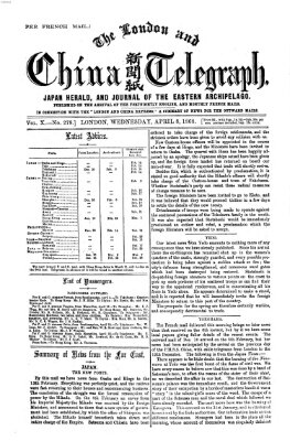 The London and China telegraph Mittwoch 8. April 1868