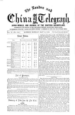 The London and China telegraph Montag 18. Mai 1868