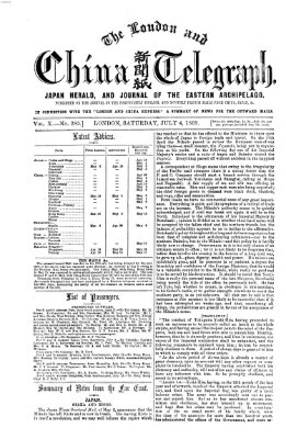 The London and China telegraph Samstag 4. Juli 1868