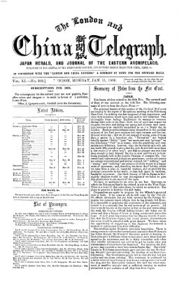 The London and China telegraph Montag 11. Januar 1869