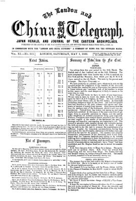 The London and China telegraph Samstag 1. Mai 1869