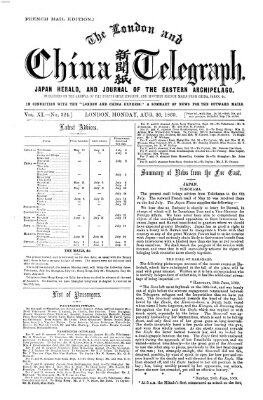 The London and China telegraph Montag 30. August 1869