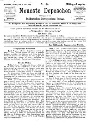 Süddeutscher Telegraph Montag 8. Juni 1868