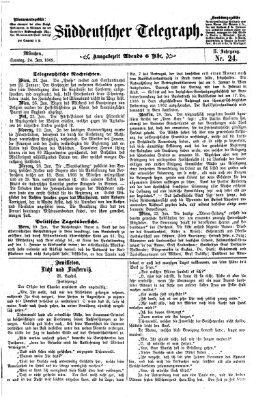 Süddeutscher Telegraph Sonntag 24. Januar 1869