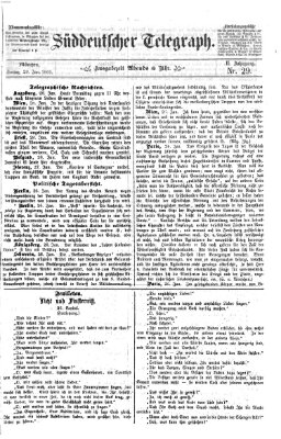 Süddeutscher Telegraph Freitag 29. Januar 1869