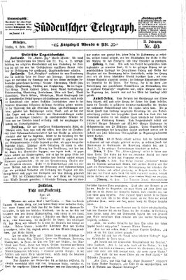 Süddeutscher Telegraph Dienstag 9. Februar 1869