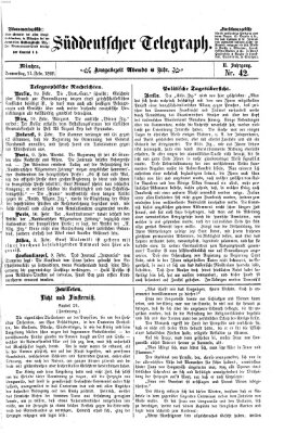 Süddeutscher Telegraph Donnerstag 11. Februar 1869