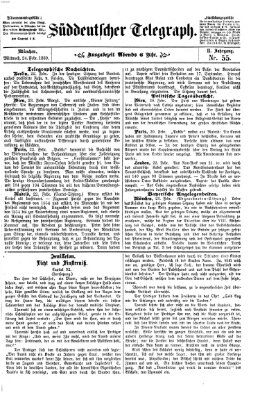 Süddeutscher Telegraph Mittwoch 24. Februar 1869