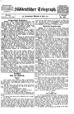 Süddeutscher Telegraph Donnerstag 4. März 1869