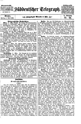 Süddeutscher Telegraph Freitag 2. April 1869