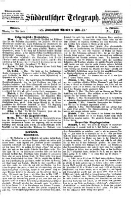 Süddeutscher Telegraph Montag 10. Mai 1869