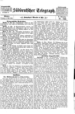 Süddeutscher Telegraph Mittwoch 26. Mai 1869